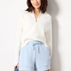Varley Ebba half zip midlayer